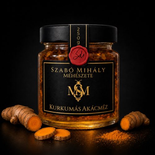 Kurkumás Akácméz